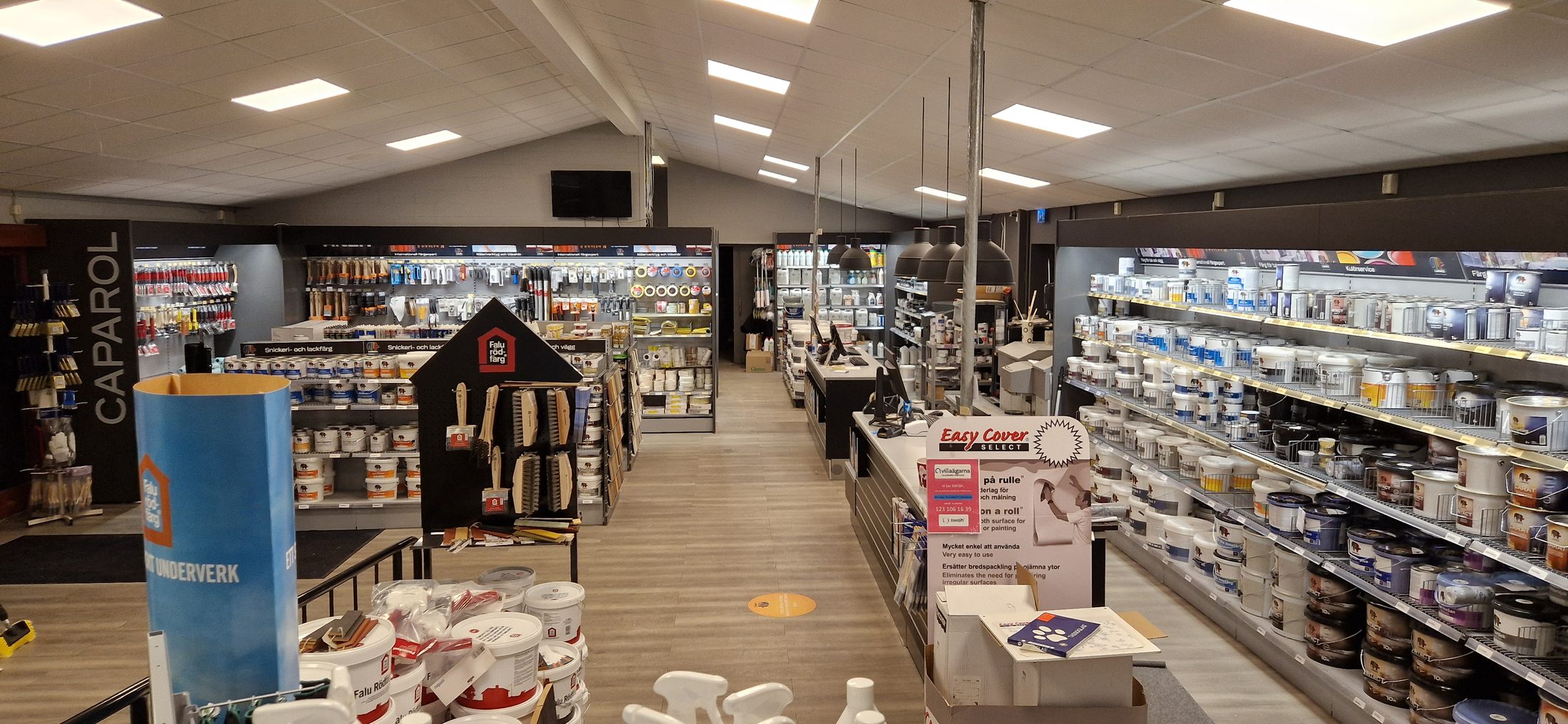 Interiör från Björhags färgbutik